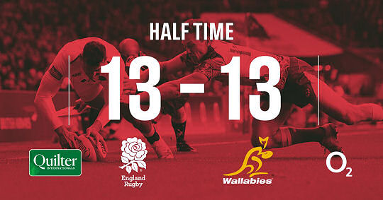 England v Australia HT AIs 2018